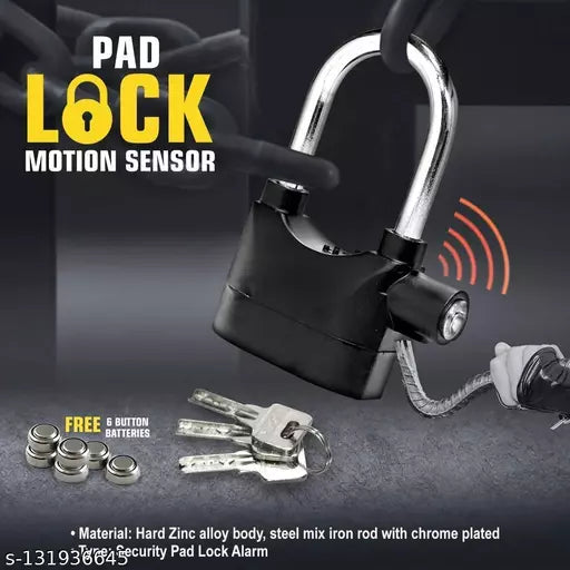 Lucchetto intelligente con allarme di sicurezza