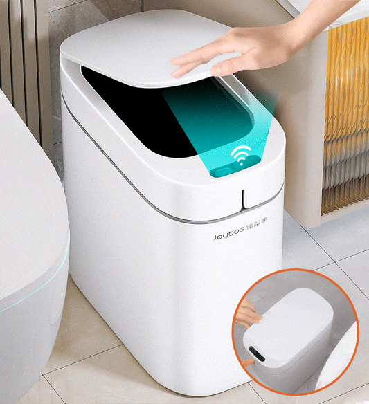 Cestino Intelligente Senza Contatto scontamii® con Assorbimento Automatico del Sacchetto