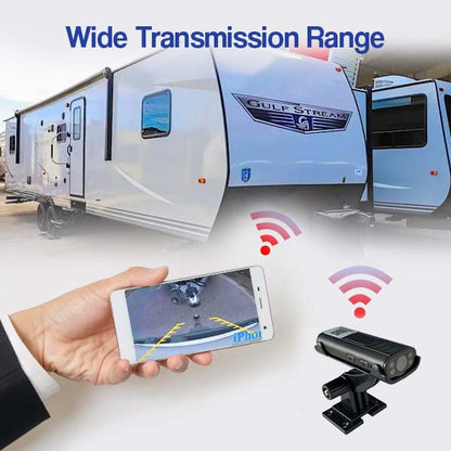 Telecamera wireless per retromarcia e aggancio RVsTrailer™